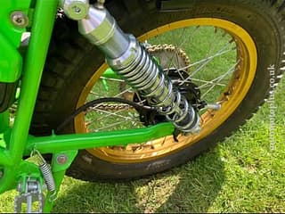 Enduro motorcycle OSSA TR77 verde for sale, made in 1980 • Motorcycles in the UK