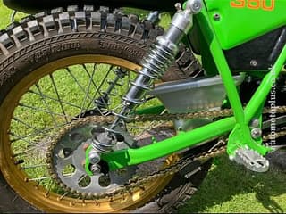 Enduro motorcycle OSSA TR77 verde for sale, made in 1980 • Motorcycles in the UK